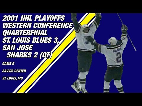 2001 NHL Western Conference Quarterfinal Game 5: St. Louis Blues 3, San Jose Sharks 2 (OT)