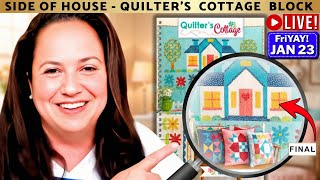 Sewing Rickrack on the Quilter’s Cottage House Block - Lori Holt’s Quilt 🏡 | GCMS 01-23-26 #181