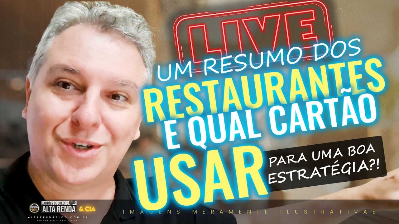 💳LIVE: UM RESUMO DOS RESTAURANTES E QUAL CARTÃO DEVO USAR PARA APROVEITAR TUDO! FURA FILA ?