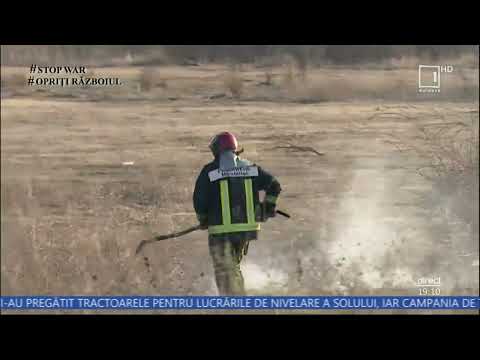 Zeci de hectare din Rezervaţia Naturală „Moara Domnească” - distruse de flăcări