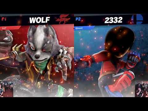 Big Cheese 2 SSBU: Purple~H vs Ghost (Wolf vs Mii Brawler) - Winners Quarters