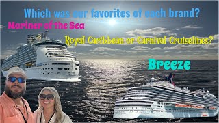 Carnival & Royal Caribbean Honest Review — Loved & Disliked!