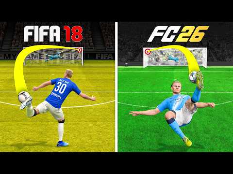 Scoring 1 Amazing Goal With Haaland in Every FIFA