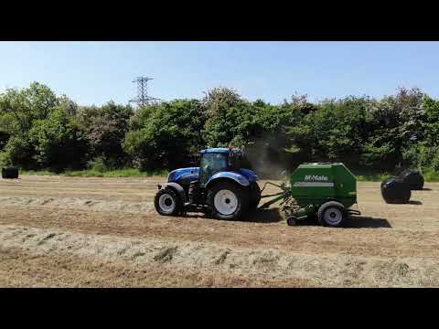 Strong Bros at Silage 2023 - Baling & Wrapping