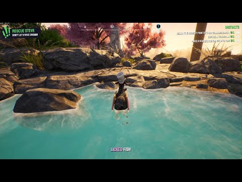 Goat Simulator 3 how to complete the mission rescue steve