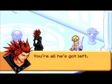 Kingdom Hearts Chain of Memories (GBA) Cutscene #96 Axel Frees Namine