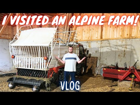 I VISITED A REAL LIFE ALPINE FARM!