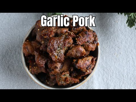 How I Made Garlic Pork With a Fun Twist!