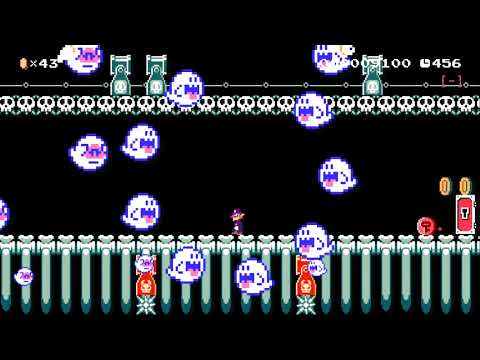 Waluigi's Spooky Cavern by Jackswift - SUPER MARIO MAKER - NO COMMENTARY 1ba