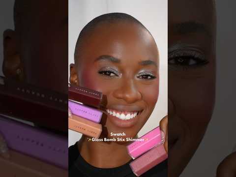 Trying on all Shades of Fenty’s Gloss Bomb Shimmer Stix 💋 @iamirella