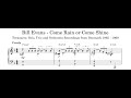 Bill Evans - Come Rain or Come Shine (Solo Piano Version) - Piano Transcription