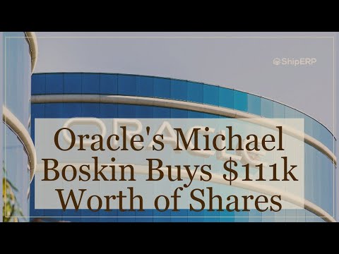 Thumbnail for Oracle's Michael Boskin Buys $111k Worth of Shares by Michael Boskin