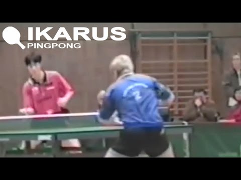 Karoly Nemeth - Wang Liqin 1997 Deutsche Bundesliga