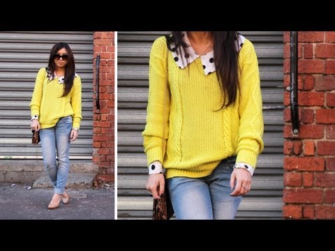 OOTD - Neon and Jeans