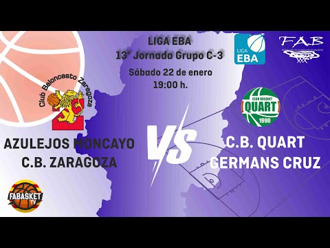 Azulejos Moncayo CBZ  - CB Quart Germans Cruz  (EBA 22-1-2022)