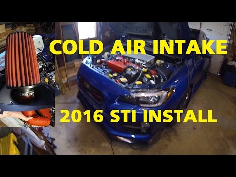 AEM INTAKE INSTALL -- 2016 STI -- Step By Step