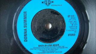 Donna Summer - Back In Love Again