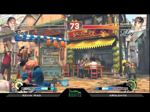 Battle For Seattle SSF4 Singles - Kevin Mao vs xRolento
