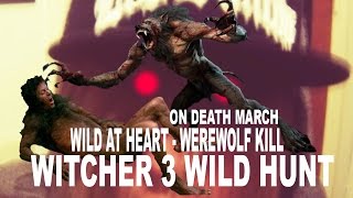 Witcher 3: Wild At Heart - How To Kill The Werewolf (low lv, death march)