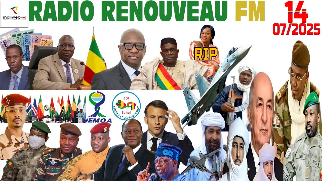 La Revue de Presse de la RADIO RENOUVEAU FM du 14 Juillet 2025