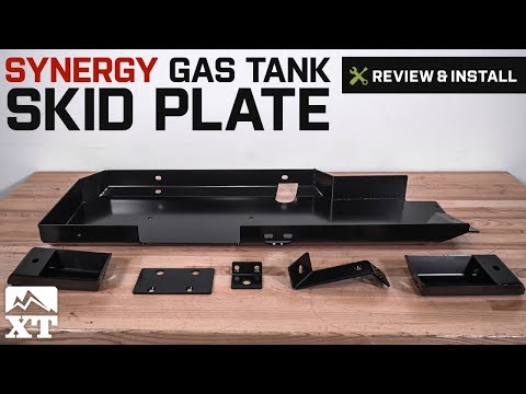 Jeep Wrangler Synergy Gas Tank Skid Plate (2007-2018 JK 2 Door) Review & Install