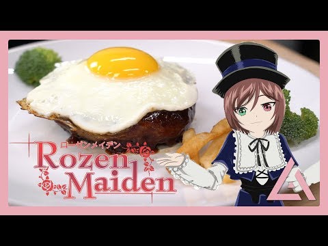How to Make FLOWER TOPPED HAMBURGERS from ROZEN MAIDEN...