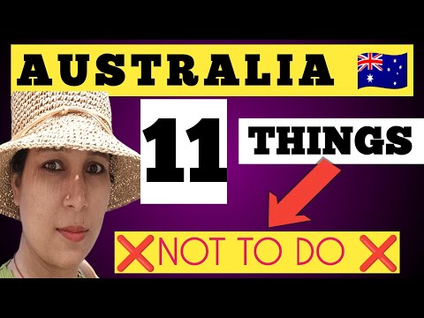 11 Things NOT To Do in Australia (Indian Guide)”