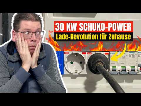 Unglaublich! 30 kW Schnellladen bald an jeder Schuko-Steckdose möglich