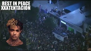 XXXTENTACION MEMORIAL TURNS INTO A RIOT IN LA! LONG LIVE X!