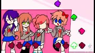 Cover art for Candy (Hearthers) but Sayori and Monika Sings it [FNF DDLC Reskin + Cover | Heathers Demo]