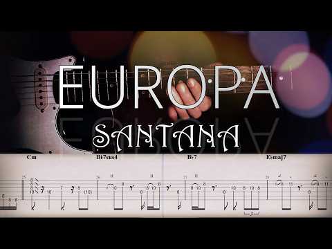 Europa - Santana | Full TAB | Guitar Cover | Tutorial | Lesson | Guitarra
