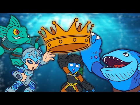 I attempted Skylanders hardest challenge with EVERY Water Skylander