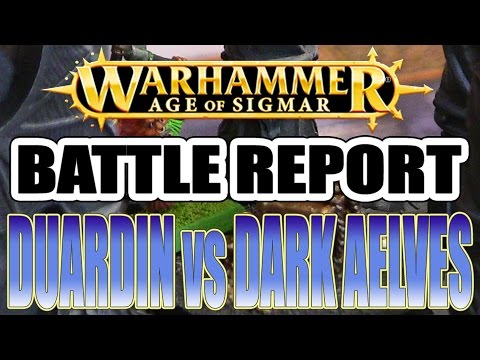 My Gold, Ur-Gold - Duardin vs Dark Aelves - Age Of Sigmar Battle Report