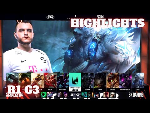 SK Gaming vs Schalke 04 - Game 3 Highlights | Round 1 Playoffs S10 LEC Summer 2020 | SK vs S04 G3