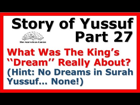 YT120 Story of Joseph (Yussuf) Part 27- Why There were No Seven Years of Plenty nor Drought in this?