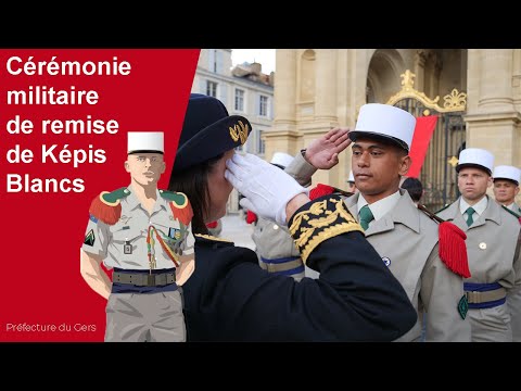 Cérémonie militaire de remise de Képis blancs