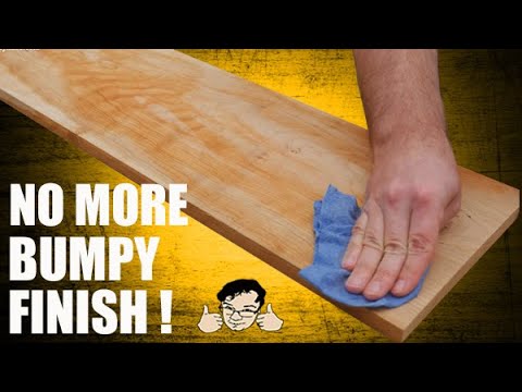 Improper sanding between coats of finish- HOW TO AVOID IT!