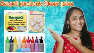 Amazon rangoli products haul | Rangoli colors haul under 370/- | Useful products from Amazon