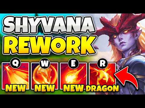 RIOT JUST REWORKED SHYVANA AND IT'S BEYOND AMAZING! (NEW SPELLS, EFFECTS, AND MORE)