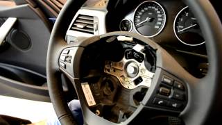 BMW F20 F30 steering wheel and airbag removal 1 and 3 series