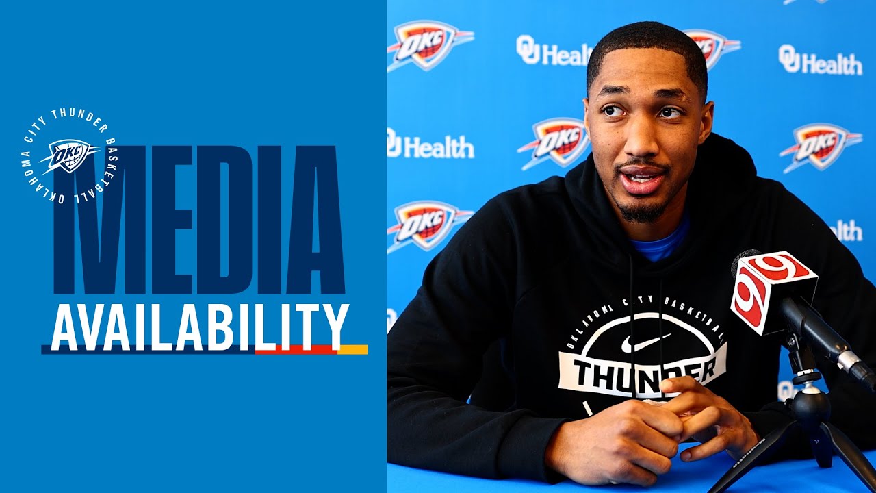 Practice Media Availability with Aaron Wiggins | January 26, 2026 | OKC Thunder