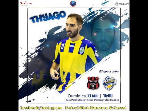 CFF Clujana Cluj-Napoca 3 - 9 Futsal Club Dunarea Calarasi - goluri