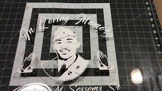How to apply your In Loving Memory Memorial Decal