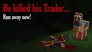 If you see a llama killing his own trader, Leave your world! (Minecraft Creepypasta)