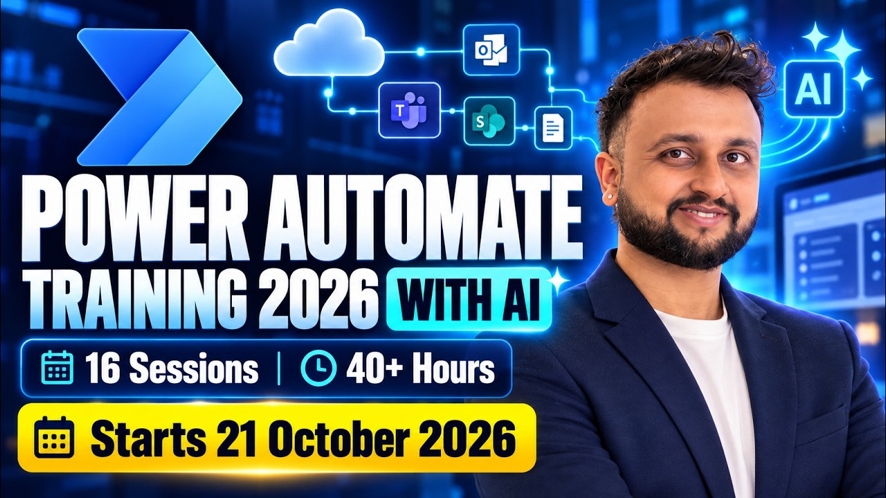Power Automate Training 2026 | Live Course Syllabus, Schedule & Fees
