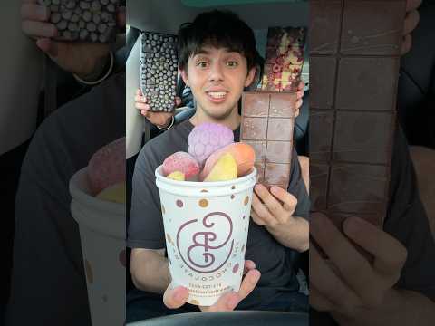 Trying the viral fruit ice cream online from The Chocolate Bar!