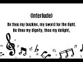 Be Thou My Vision lyrics (Michael Card)