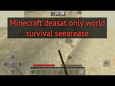 INSANE Minecraft Survival: Desert Only World for 100 Days!