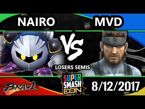 Smash Con 2017 Brawl - NRG | Nairo (Metaknight) Vs. PG | MVD (Snake) SSBB LS