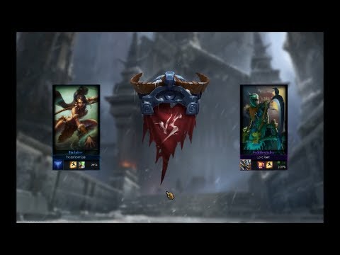 League of Legends Showdown 1v1 #16 Fiddlesticks vs. Nidalee [deutsch/german] Let's play LoL by DPoR